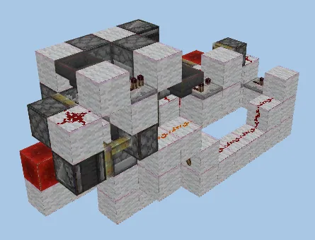 Shulker Box Item Loader With Max Stacks Minecraft schematic
