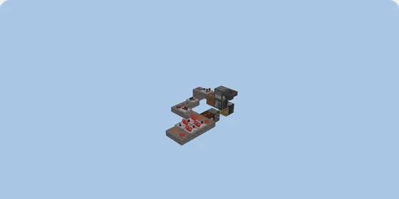Simple AFK Wood Farm Minecraft schematic