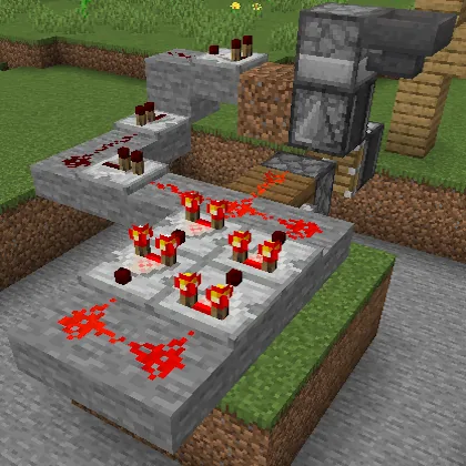 Simple AFK Wood Farm Minecraft schematic