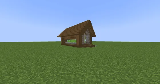 Simple Automated Sugar Cane Farm Minecraft schematic