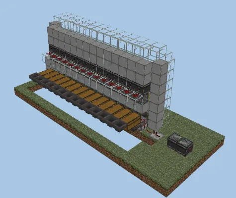 Simple Bamboo Farm Minecraft schematic