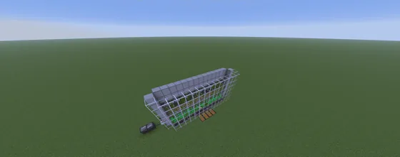 Simple Bamboo Farm Minecraft schematic