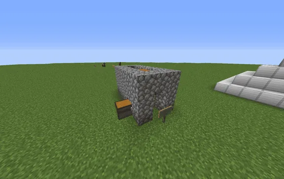 Simple Cobblestone Generator Minecraft schematic