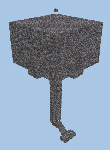 Simple Creeper Farm Minecraft schematic