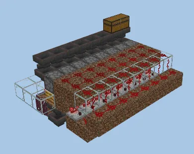 Simple Efficient Bee Farm Minecraft schematic