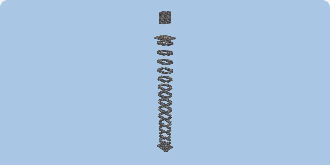 Simple Enderman Farm Tower Minecraft schematic preview