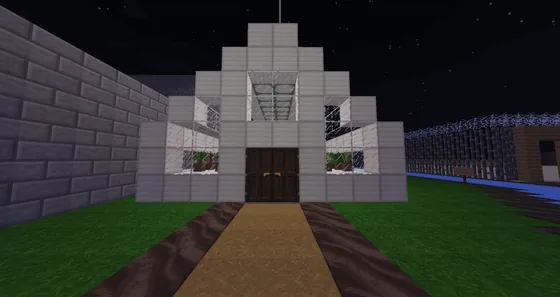Simple Greenhouse Build Minecraft schematic