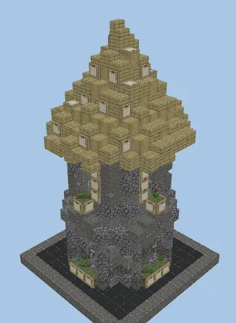 Simple House Build Minecraft schematic
