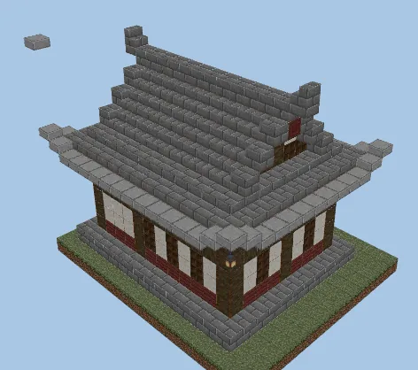 Simple Medieval Architecture Build Minecraft schematic