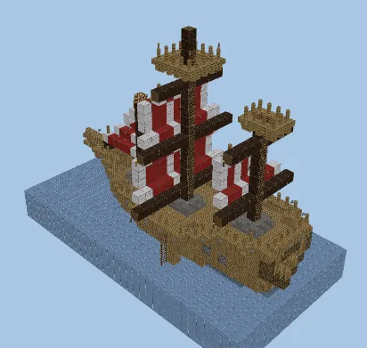 Simple Minecraft Boat Minecraft schematic preview