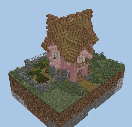 Simple Minecraft Starter House Minecraft schematic