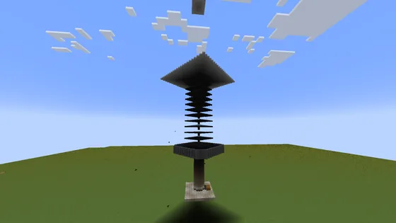 Simple Mob Farm Trap Minecraft schematic