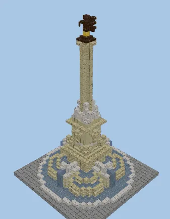Simple Sandstone Monument Minecraft schematic preview