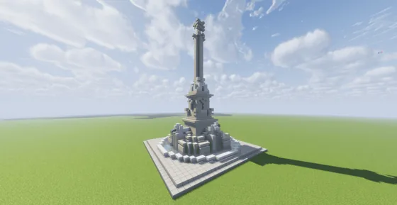 Simple Sandstone Monument Minecraft schematic