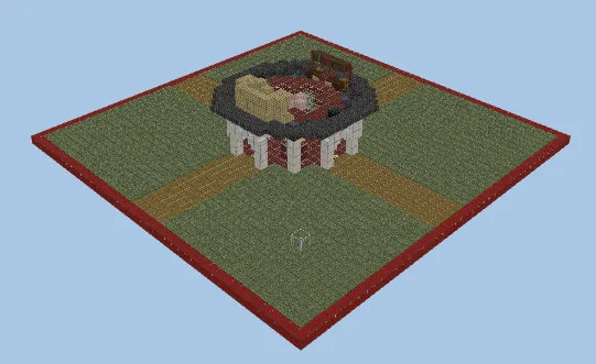 Simple SMP Spawn Building Minecraft schematic