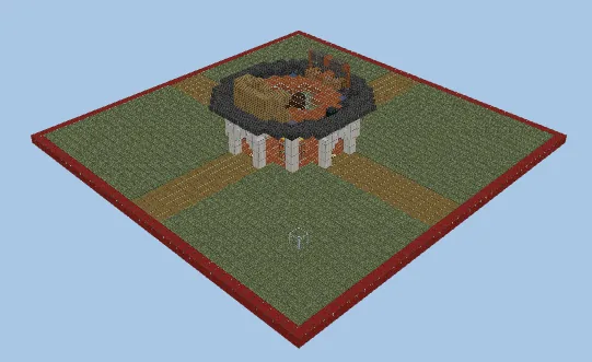 Simple SMP Spawn Structure Minecraft schematic