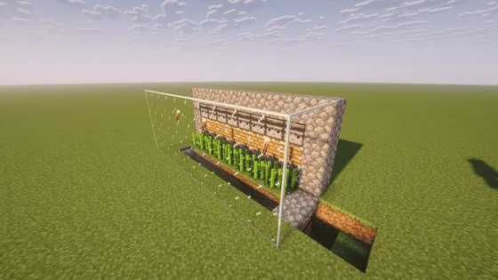 Simple Sugar Cane Farm Minecraft schematic