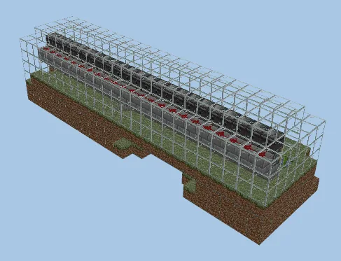 Simple Sugarcane Farm Minecraft schematic preview