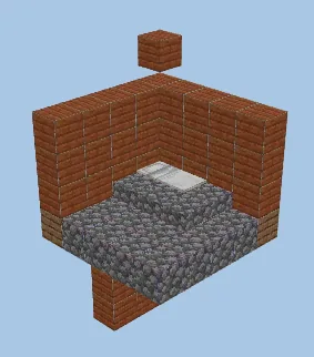 Simple TNT Player Trap Minecraft schematic preview