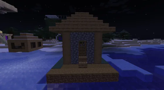 Simple Villager House Minecraft schematic