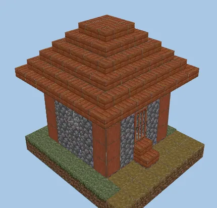 Simple Villager House Minecraft schematic
