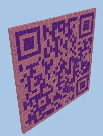 Singing QR Code for Servers Minecraft schematic