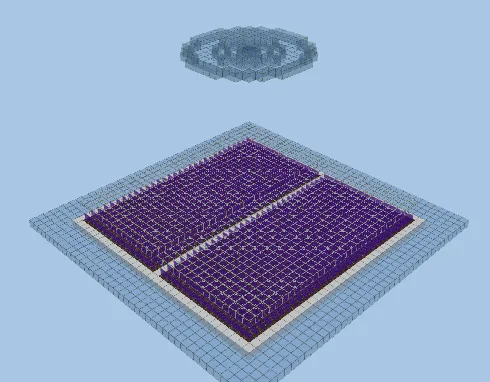 Skeleton Mob Grinder Farm Minecraft schematic