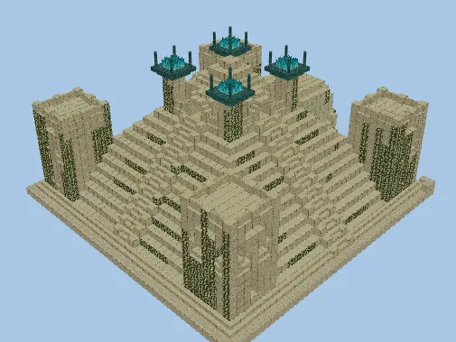 Skeleton Pyramid Build Minecraft schematic