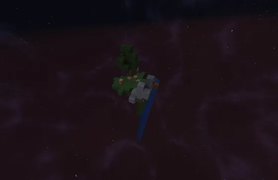 Skyblock Island Base Minecraft schematic