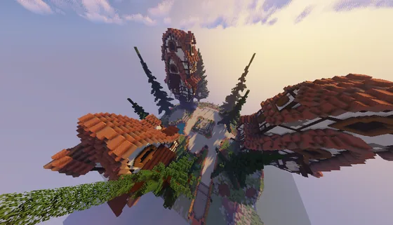 Skyblock Island Spawn Minecraft schematic