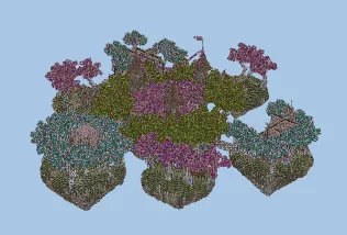 Skyblock Spawn Island Minecraft schematic preview
