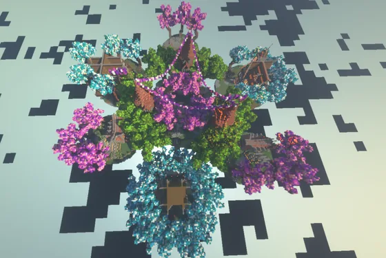 Skyblock Spawn Island Minecraft schematic