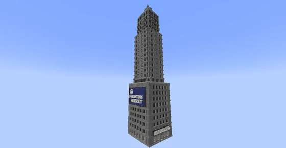 Skyscraper Rocket Farm Minecraft schematic