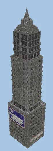 Skyscraper Rocket Farm Minecraft schematic