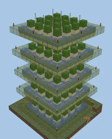 Small Cactus Farm Starter Minecraft schematic preview