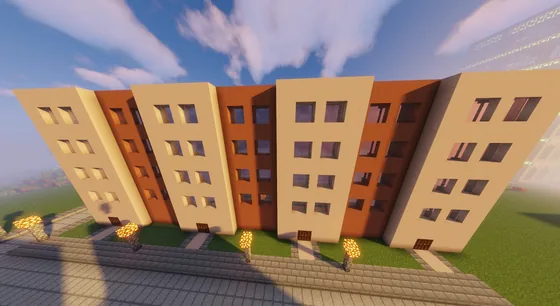 Small Condominium Living Center Minecraft schematic