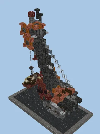 Small Crane Build Minecraft schematic