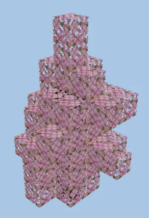 Small Custom Spruce Tree Minecraft schematic