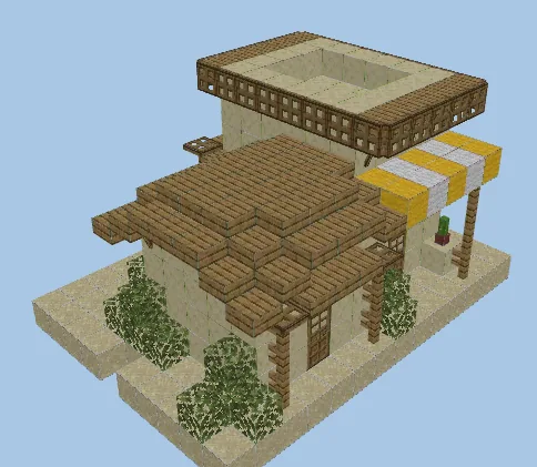 Small Desert Dwelling Minecraft schematic preview