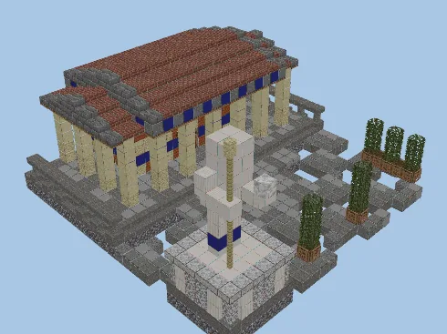 Small Ancient Greek Temple Minecraft schematic