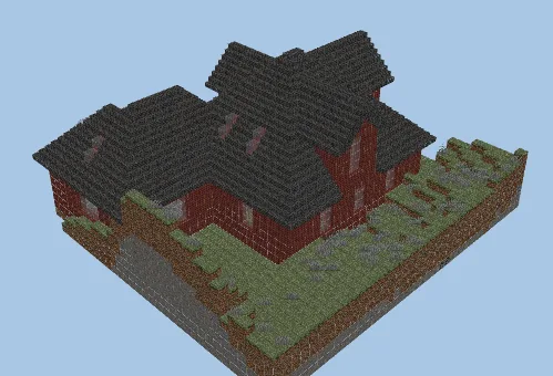 Small House With Attic Minecraft schematic preview