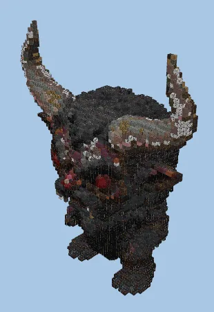 Small Krampus Decoration Minecraft schematic