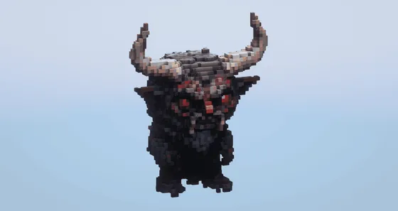 Small Krampus Decoration Minecraft schematic