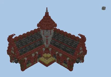 Small Medieval Starter House Schematic Minecraft schematic preview