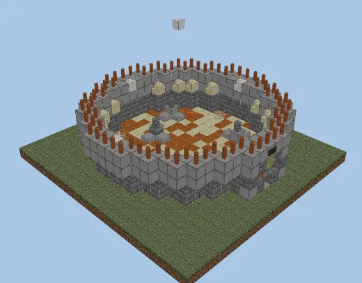 Small PvP Combat Arena Minecraft schematic