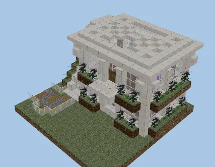 Small Spruce Brick Castle Minecraft schematic