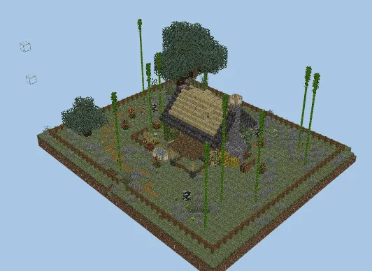 Small Starter House Minecraft schematic preview