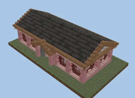 Small Villager Trading Hall Minecraft schematic preview