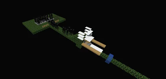 Smallest Enderman Farm Design Minecraft schematic