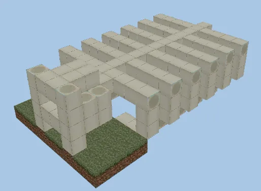 Sniffer Skeleton Minecraft schematic preview